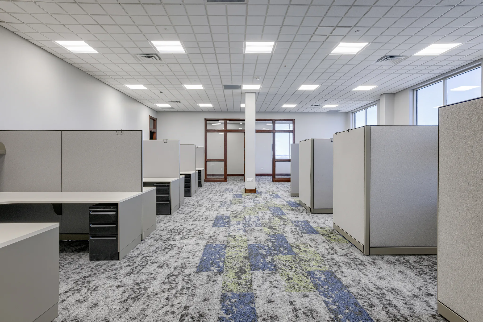 Open floor area within an available suite at Millennium Plaza.